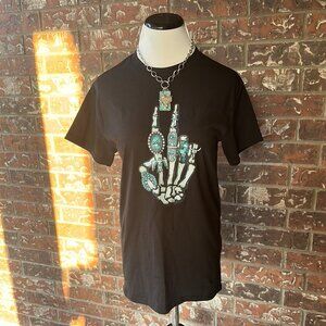 Skeleton Bling Graphic Tee